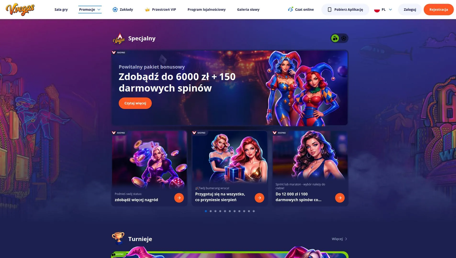 Bonusy i promocje — Kasyno Vulkan Vegas